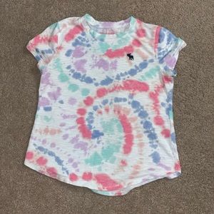 Girls Abercrombie kids tie dyed t-shirt